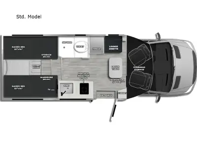 2026 Pleasure-Way Plateau XLTW Twin Bed photo 2