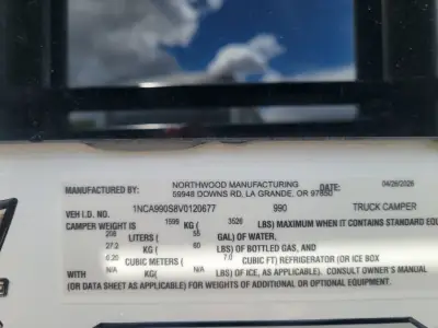 2027 Northwood Mfg ARCTIC FOX 990 photo 22