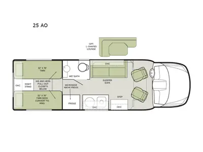 New 2026 Tiffin Motorhomes Open Trail 25 AO