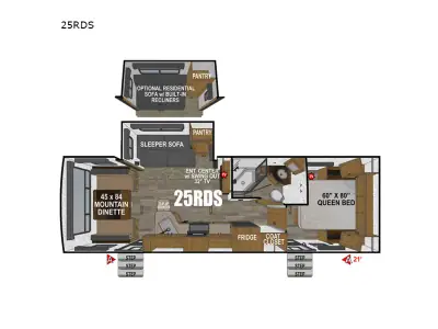 2026 Outdoors Timber Ridge Titanium Series 25RDS photo 4