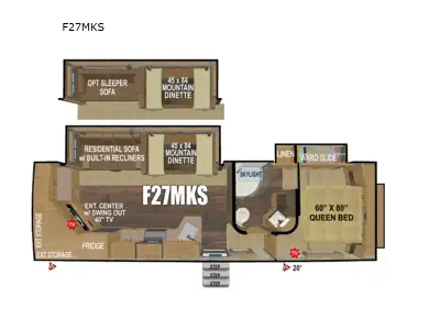 2023 Outdoors Glacier Peak Titanium Series F27MKS photo 31